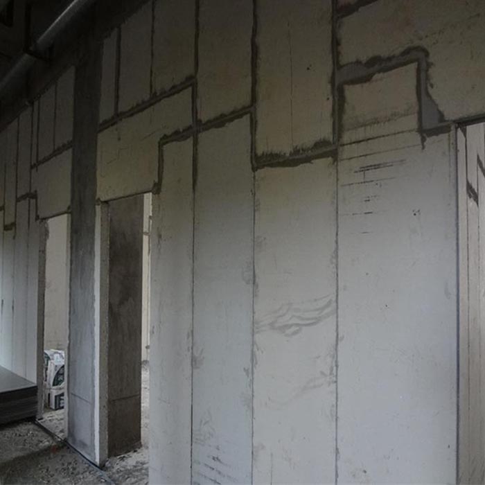 奉新某食品加工企業防水隔墻板安裝現場